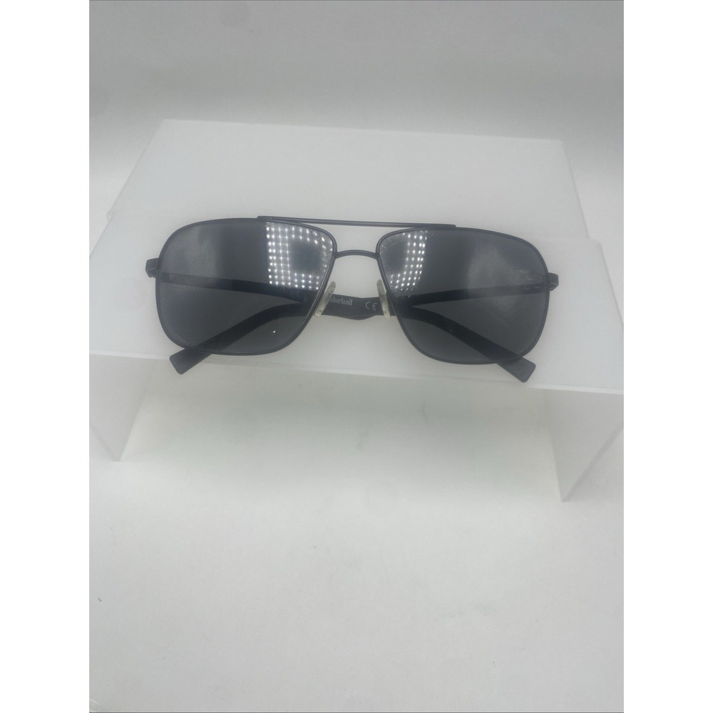 Timberland Eyeglass Sunglasses FRAMES ONLY Aviator 51-14-140 Black 184 - Picture 11 of 12